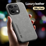 X&E For Xiaomi Redmi Note 13 Pro 4G / Poco M6 Pro 4G Case Slim Leather Back Cover