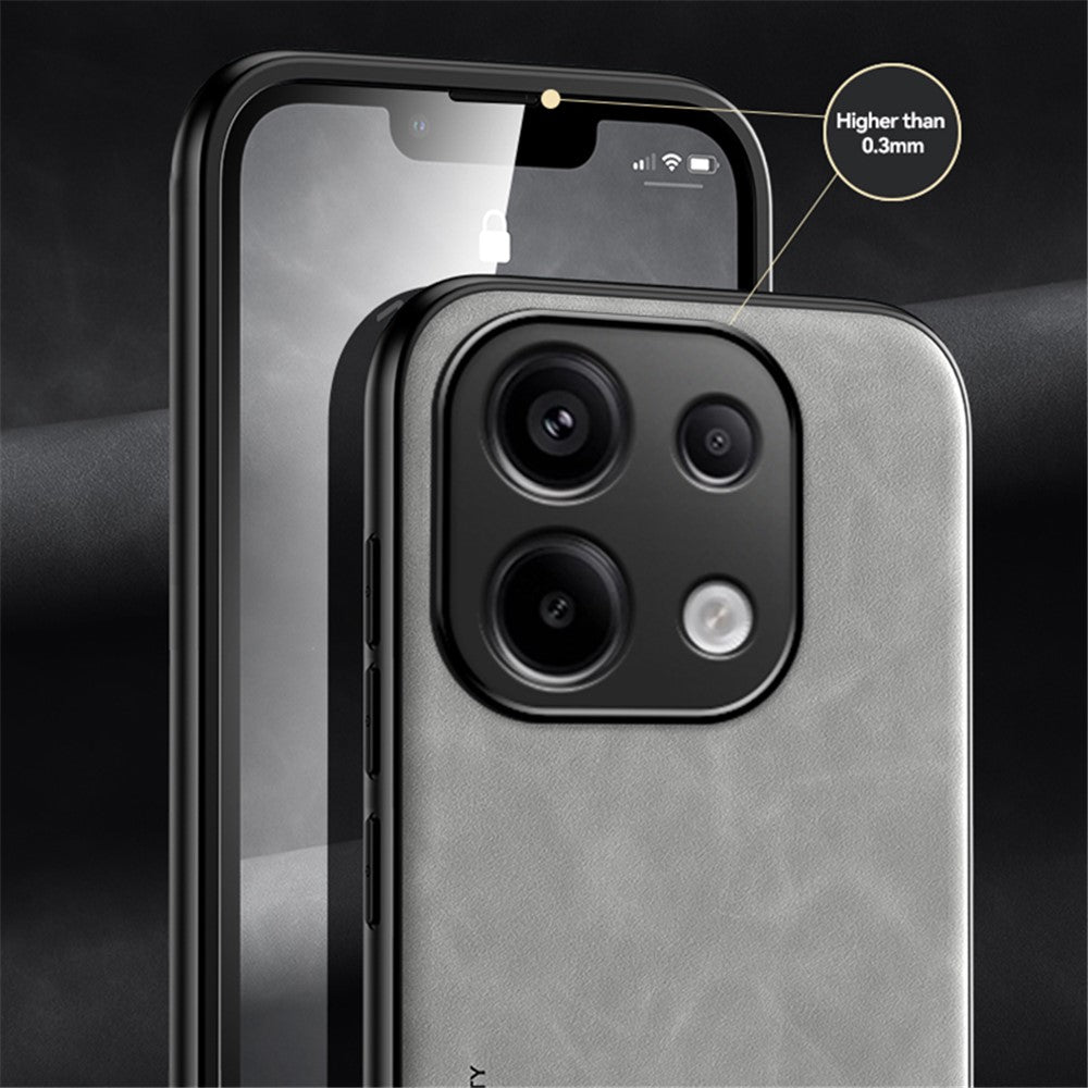 X&E For Xiaomi Redmi Note 13 Pro 4G / Poco M6 Pro 4G Case Slim Leather Back Cover