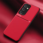 Til Samsung Galaxy A25 5G (Global) (161.0 x 76.5 x 8.3mm) Cover i PU-læder, slankt, stødsikkert bagcover