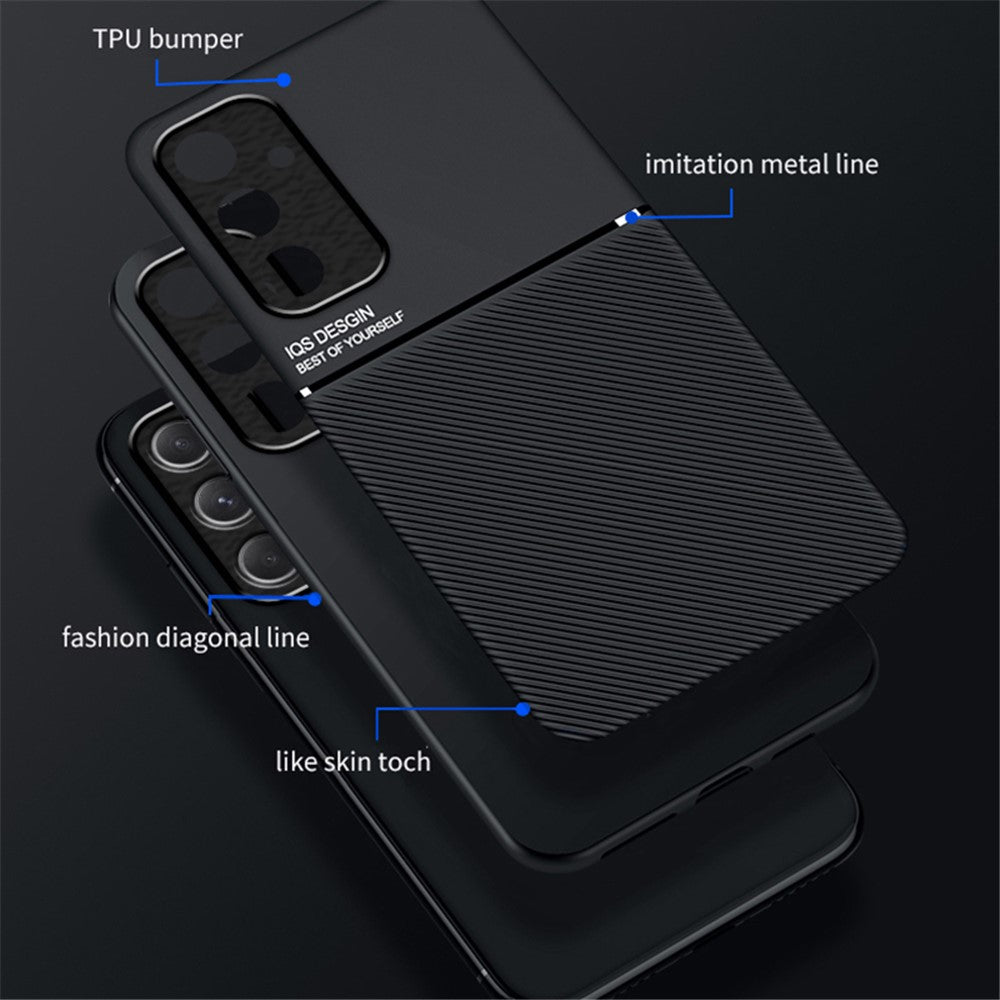 Til Samsung Galaxy A25 5G (Global) (161.0 x 76.5 x 8.3mm) Cover i PU-læder, slankt, stødsikkert bagcover
