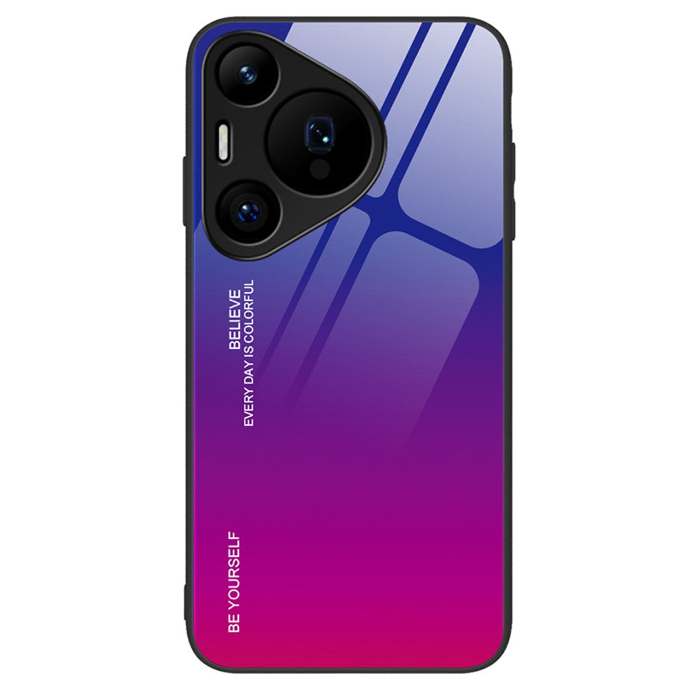 For Huawei Pura 70 Pro / 70 Pro+ Case Anti-Scratch Tempered Glass+PC+TPU Phone Shell