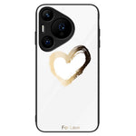 For Huawei Pura 70 Pro / Pura 70 Pro+ Case Pattern Design Tempered Glass Phone Cover