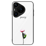 For Huawei Pura 70 Pro / Pura 70 Pro+ Case Pattern Design Tempered Glass Phone Cover
