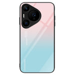 For Huawei Pura 70 Pro / Pura 70 Pro+ Case Pattern Design Tempered Glass Phone Cover