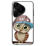 For Huawei Pura 70 Pro / Pura 70 Pro+ Case Pattern Design Tempered Glass Phone Cover