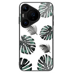 For Huawei Pura 70 Case Tempered Glass +PC+TPU Pattern Printing Mobile Phone Cover