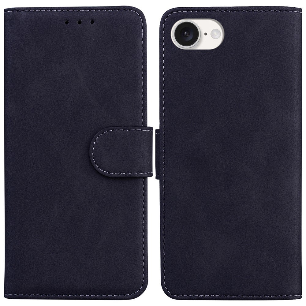 For iPhone 17th / 16th Case Anti-Drop Solid Color Leather Phone Cover Mobile Accessories