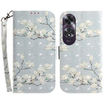 For Oppo A60 4G Case Pattern Printing Leather Wallet Phone Shell with Strap