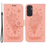 Samsung Galaxy M55 5G / C55 5G / F55 5G-mobilcover i blomstret PU-læder, flip-tegnebogsetui