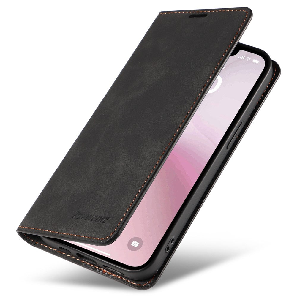 FORWENW Fantasy Series for iPhone 17e / 16e Case Skin-Touch Leather Magnetic Absorption Phone Cover