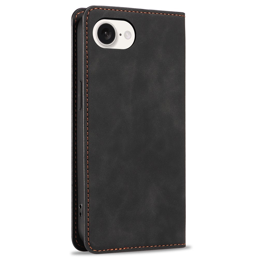 FORWENW Fantasy Series for iPhone 17e / 16e Case Skin-Touch Leather Magnetic Absorption Phone Cover