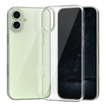 iPhone 16 Plus-skal Transparent TPU-skal med reptåligt skal