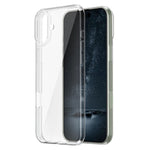 iPhone 16 Plus-skal Transparent TPU-skal med reptåligt skal