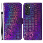 Til Samsung Galaxy M55 5G / C55 5G / F55 5G Etui Dazzling Flower Magnetisk Lås Lædercover