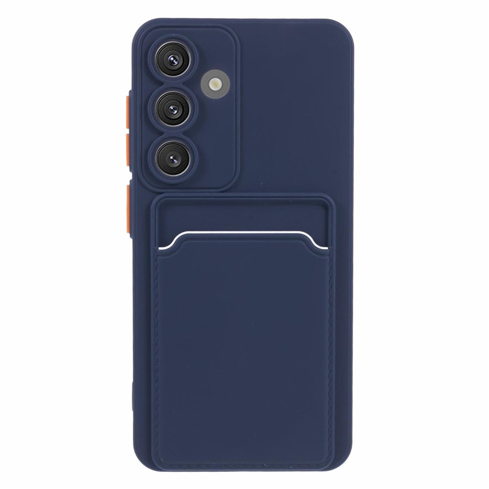 For Samsung Galaxy A55 5G Case Card Slot Anti-Scratch Soft TPU Phone Back Cover