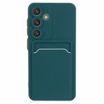 For Samsung Galaxy A55 5G Case Card Slot Anti-Scratch Soft TPU Phone Back Cover