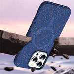 For iPhone 12 / 12 Pro Case Colorful Spots Matte Hard PC Magnetic Phone Cover