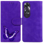 For Oppo A60 4G Case Butterfly Printed PU Leather Stand Function Phone Cover