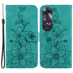 For Oppo A60 4G Case Wallet Floral Pattern PU Leather Magnetic Clasp Phone Cover