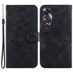 For Oppo A60 4G Case Wallet Floral Pattern PU Leather Magnetic Clasp Phone Cover