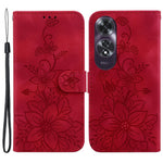 For Oppo A60 4G Case Wallet Floral Pattern PU Leather Magnetic Clasp Phone Cover