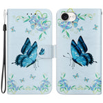 For iPhone 17th / 16th Case Pattern Print Scratch-Proof Leather Phone Cover with Wallet