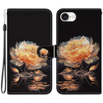 For iPhone 17th / 16th Case Pattern Print Scratch-Proof Leather Phone Cover with Wallet