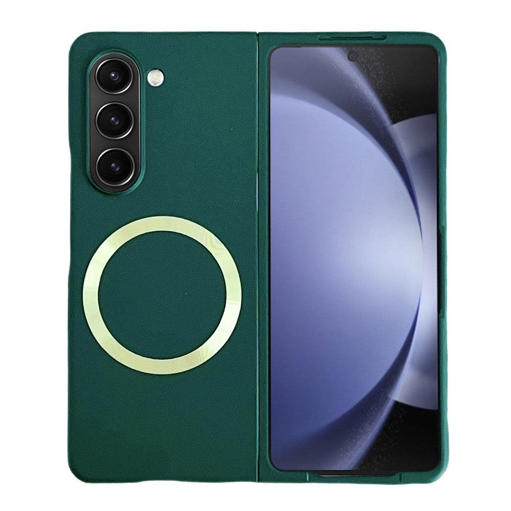 Til Samsung Galaxy Z Fold6 5G Magnetisk Etui Hud-Blødt PC Hårdt Telefoncover