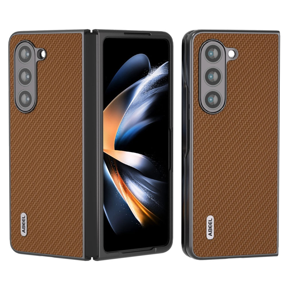 ABEEL For Samsung Galaxy Z Fold6 5G Phone Case Carbon Fiber Texture Protective Shell