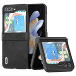 ABEEL For Samsung Galaxy Z Flip7 FE 5G / Z Flip6 5G Phone Case Anti-Scratch PU+PC Hinge Protection Cover