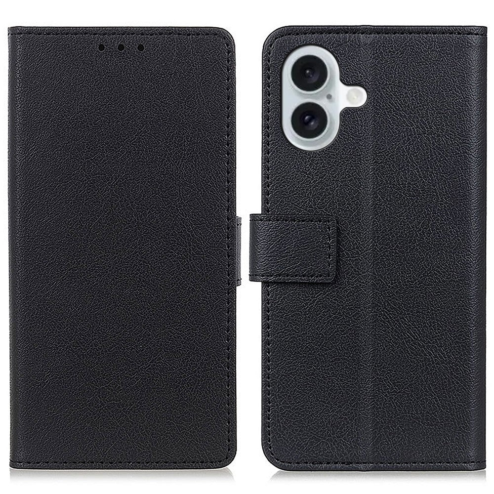 Til iPhone 16 Plus Stand Cover Beskyttende Læder Pung Telefoncover