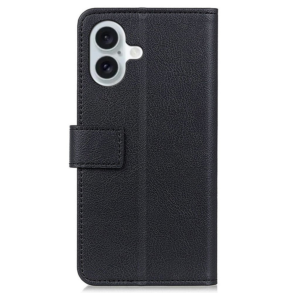 Til iPhone 16 Plus Stand Cover Beskyttende Læder Pung Telefoncover