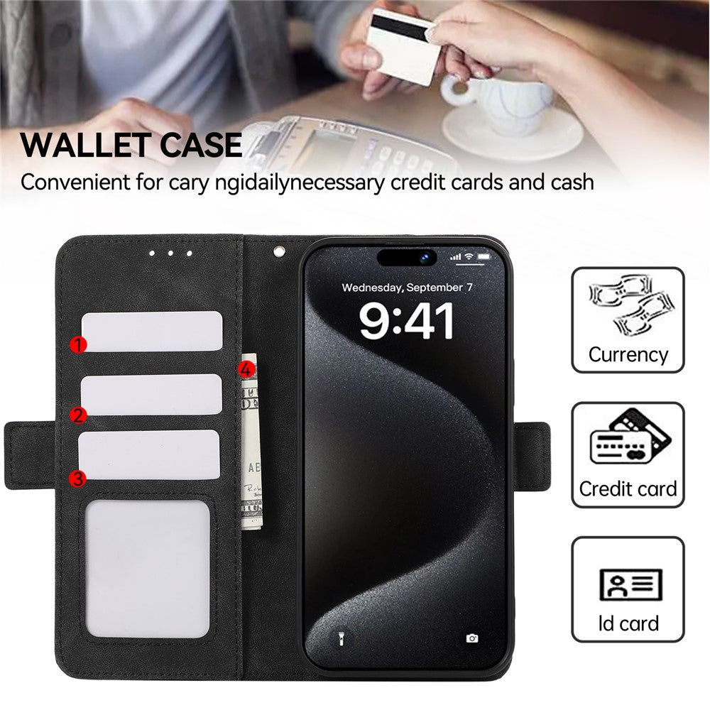 ABEEL Til iPhone 16 Pro Max Cover Magnetisk Beskyttende RFID-Blokerende Læder Telefoncover