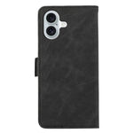 ABEEL For iPhone 16 Leather Case RFID Blocking Card Slots Wallet Phone Cover