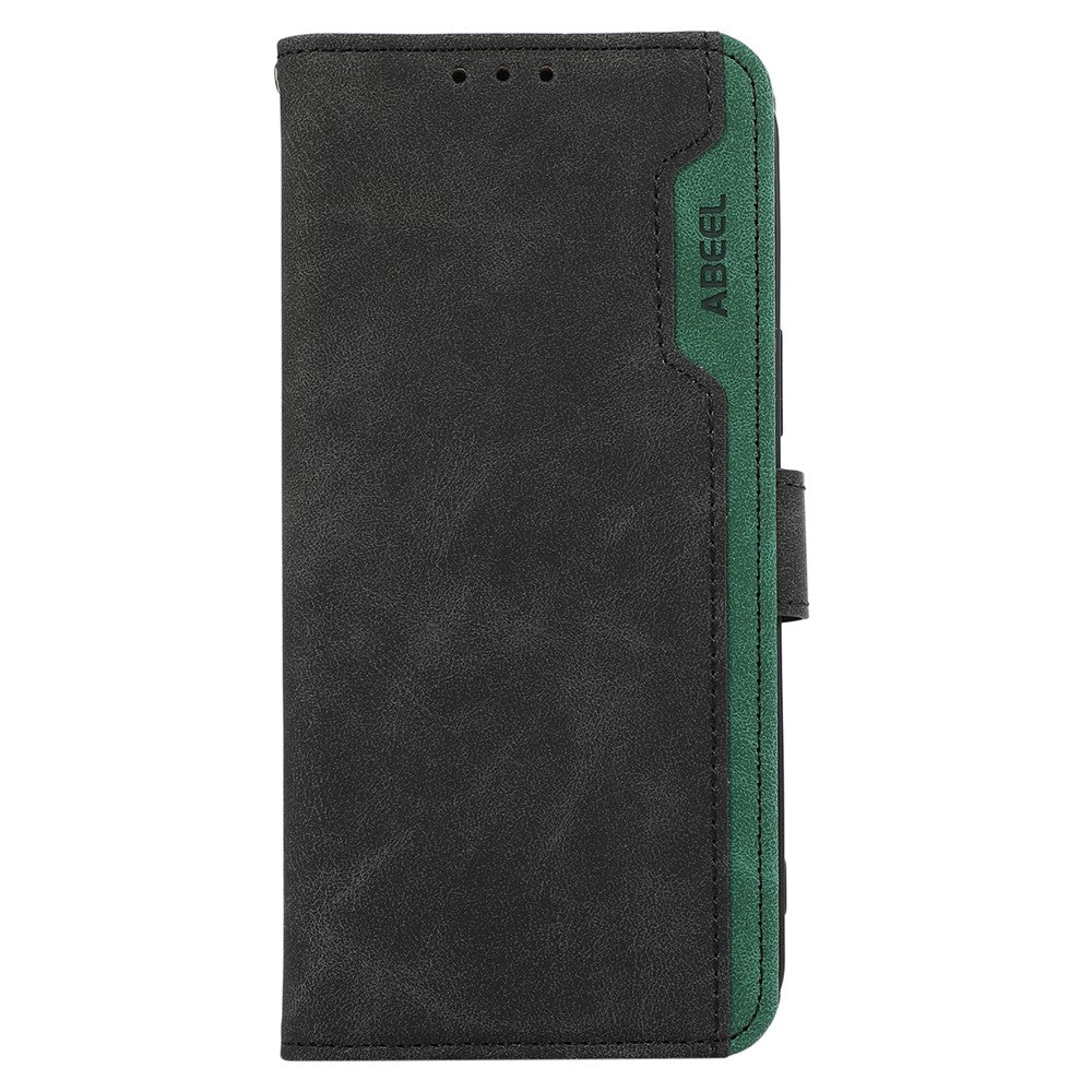 ABEEL For iPhone 16 Pro Case RFID Blocking Leather Wallet Flip Phone Cover