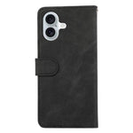 ABEEL For iPhone 16 Case Color Splicing Leather Flip Phone Cover RFID Blocking