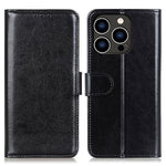 Til iPhone 16 Pro Max Pung Etui Crazy Horse Tekstur Læder Telefoncover