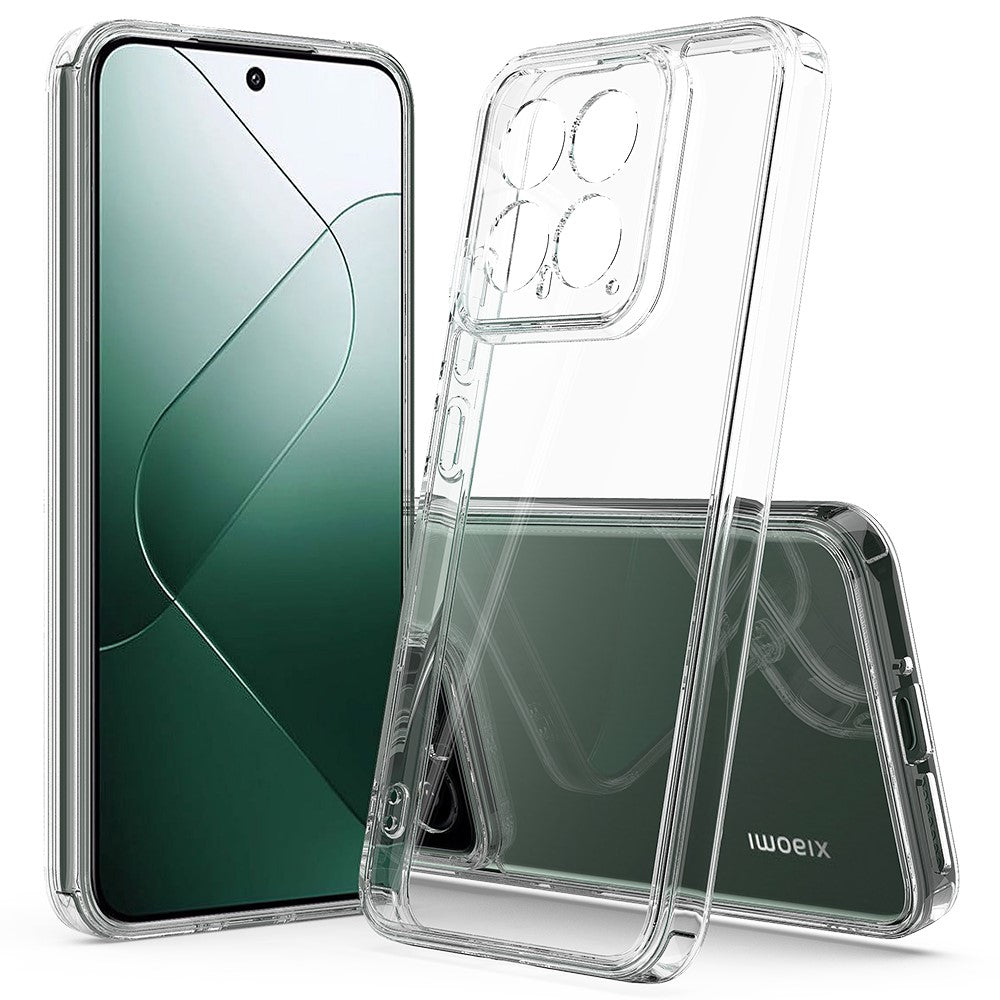 For Xiaomi 14 Case TPU+Acrylic Anti-Scratch Transaprent Protective Phone Cover