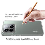 For Xiaomi 14 Case TPU+Acrylic Anti-Scratch Transaprent Protective Phone Cover