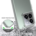 For Xiaomi 14 Case TPU+Acrylic Anti-Scratch Transaprent Protective Phone Cover