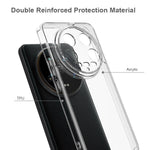Xiaomi 14 Ultra-skal, reptåligt TPU+akryl transparent mobilskal