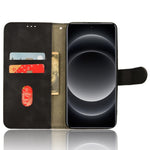 For Xiaomi 14 Ultra Case Magnetic PU Leather Phone Protective Shell Card Slots Wallet Phone Cover