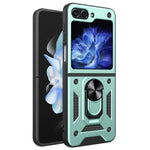 For Samsung Galaxy Z Flip7 FE 5G / Z Flip6 5G Case Ring Holder PC+TPU Phone Cover