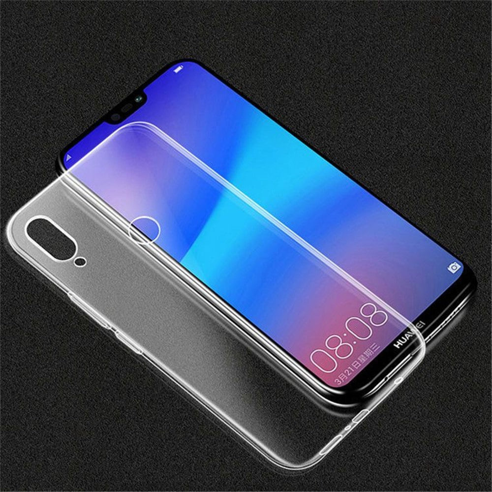 For Huawei Nova 3   Phone Case Slim TPU Transparent Phone Back Cover with Precise Lens Cutouts