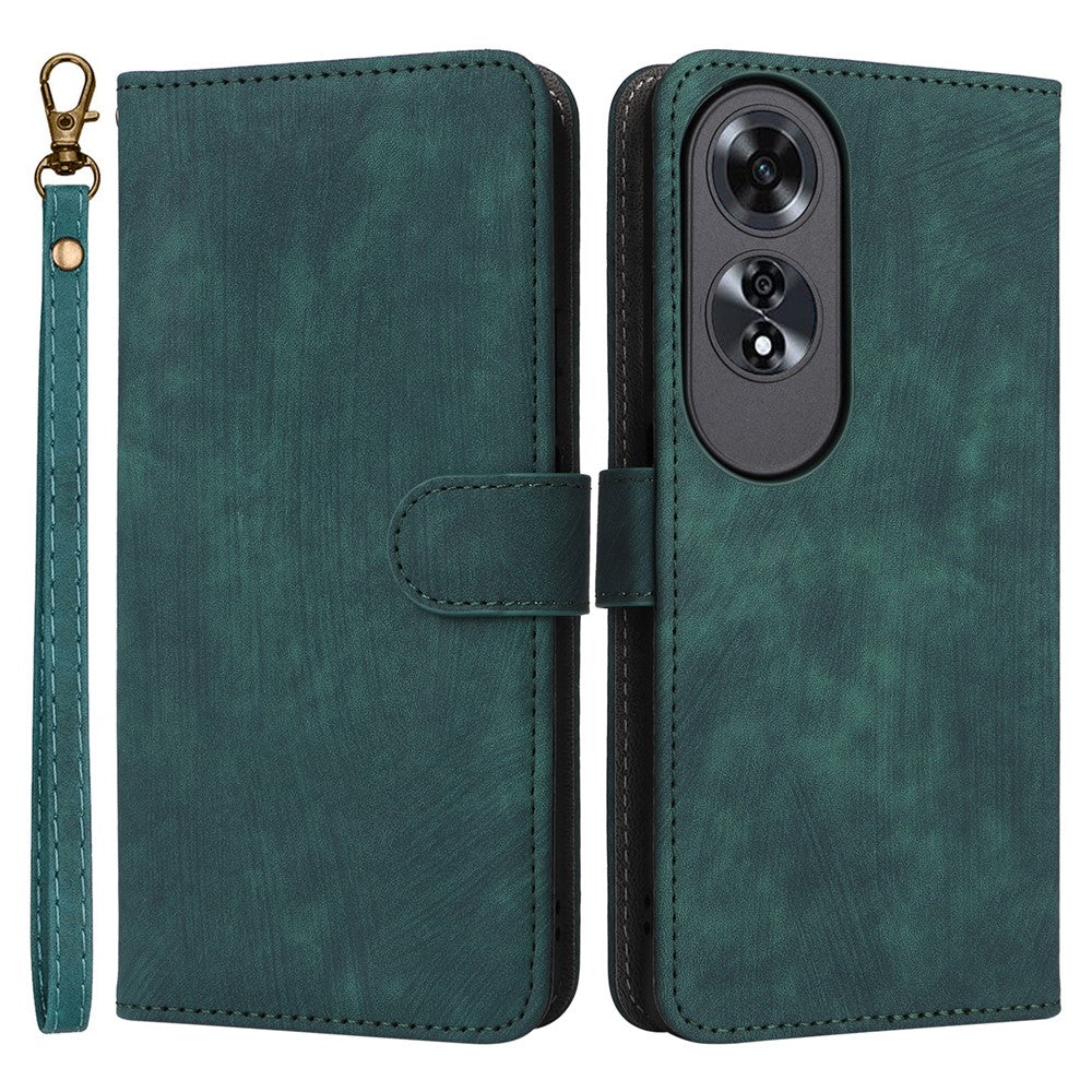 For Oppo A60 4G Case RFID Blocking Card Slots Phone Leather Cover