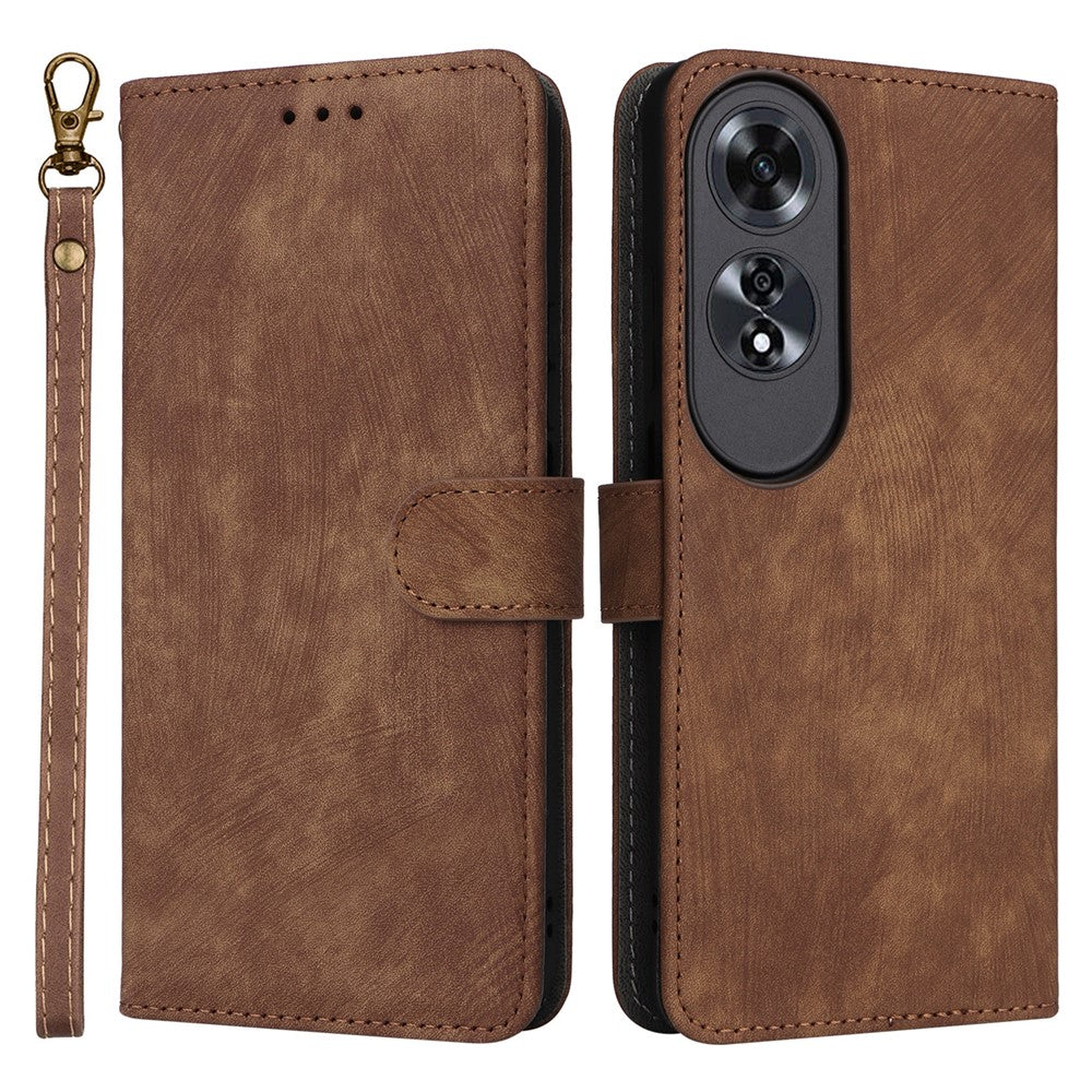 For Oppo A60 4G Case RFID Blocking Card Slots Phone Leather Cover