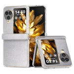 For Oppo Find N3 Flip 5G Case Hinge Protection Leather+PC Clear Frame Phone Cover