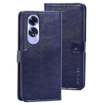 IDEWEI For Oppo A60 4G Case Wallet Leather Crazy Horse Texture Phone Cover