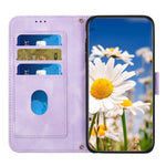 For Xiaomi Redmi Note 13 4G Case Printed Flower Pattern PU Leather Wallet Phone Cover