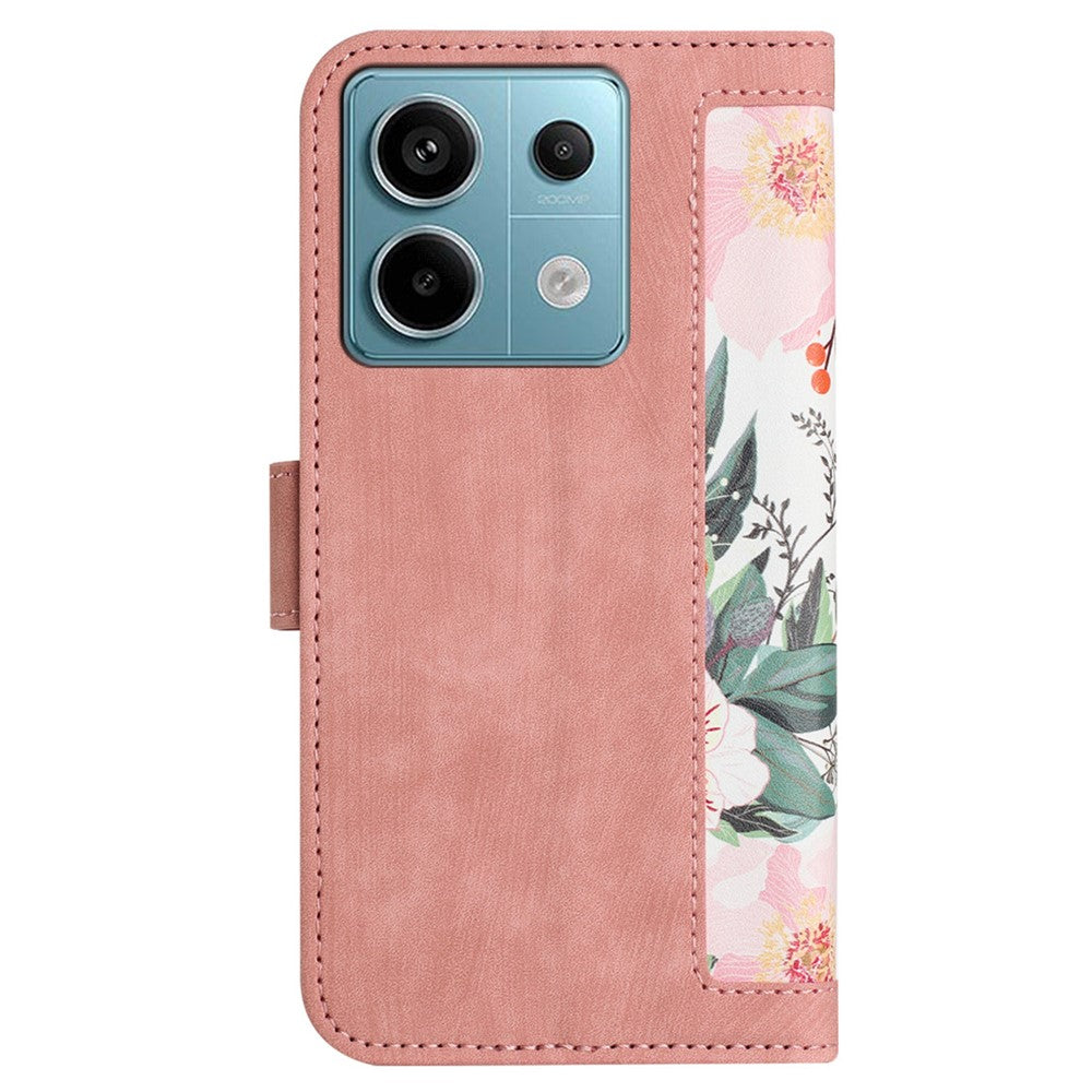 For Xiaomi Redmi Note 13 Pro 5G / Poco X6 5G Case Anti-Scratch PU Leather Phone Shell with Card Holder